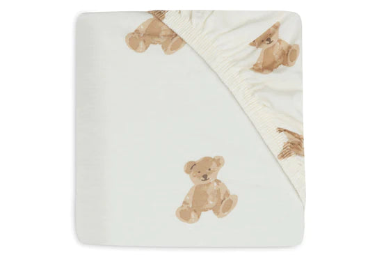 Fitted lepedő 40 50x80 90 cm. Teddy Bear Jollein