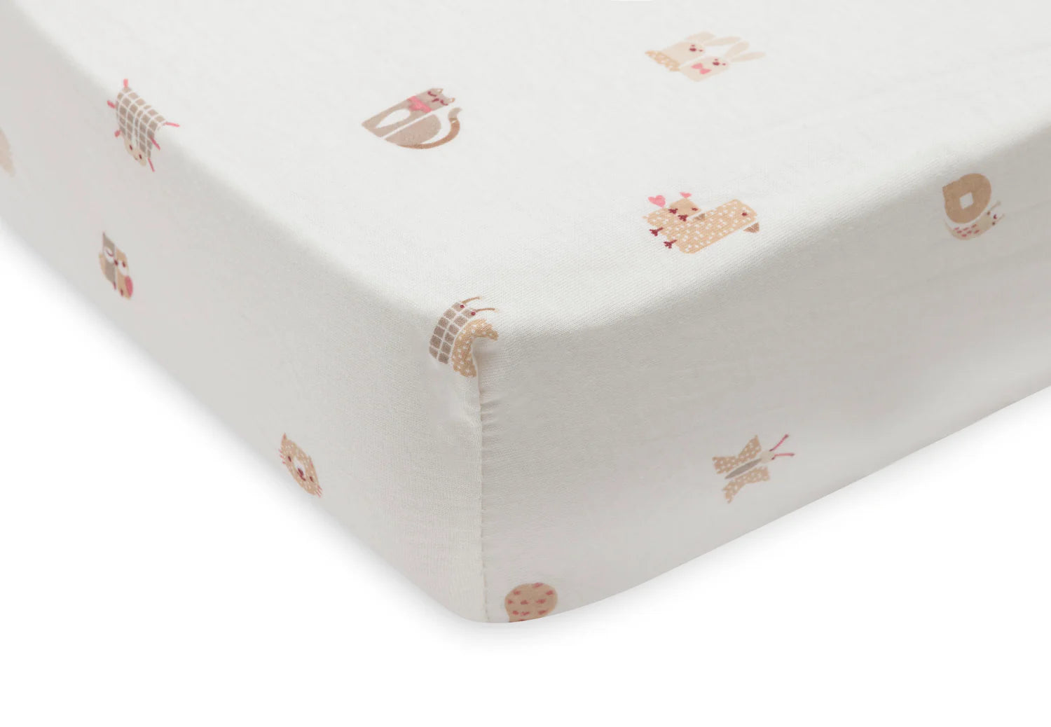 Детски Чаршаф 40 50 Х 80 90 См Jersey Animal Friends Jollein