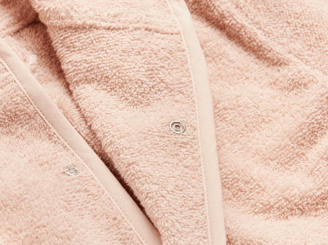 Детски Халат За Баня (1 2 Г.) Pale Pink Jollein
