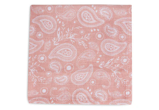 Комплект Муселинови Кърпи 31 X 31 См. 2 Бр. Hydrofiel Paisley Halo Rosewood Gots Jollein