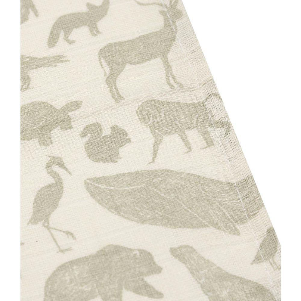 Комплект Муселинови Кърпи 31 X 31 См. 3 Бр. Animals Olive Green Jollein