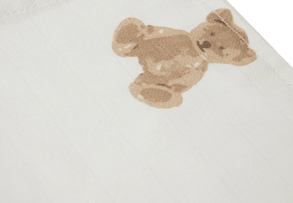 Комплект Муселинови Кърпи 31 X 31 См. 3 Бр. Teddy Bear Jollein