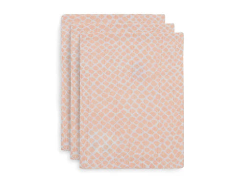 Комплект Муселинови Кърпи Спарчета 15 X 20 См. 3 Бр. Snake Pale Pink Jollein