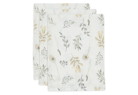 Комплект Муселинови Кърпи Спарчета 15 X 20 См. 3 Бр. Wild Flowers Jollein