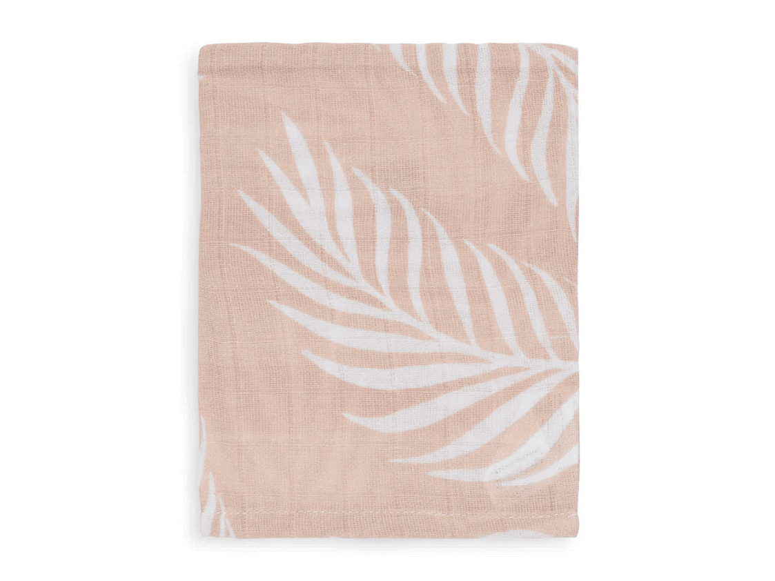 Комплект Муселинови Кърпи Спарчета За Почистване 15 Х 20 См. 3 Бр. Nature Pale Pink Jollein