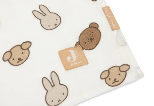 Комплект Муселинови Пелени 115 X 115 См. 2 Бр. Miffy Multicolor Jollein