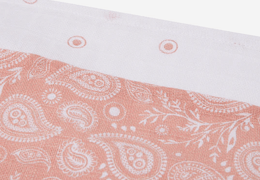 Комплект Муселинови Пелени 70 X 70 См. 2 Бр. Paisley Halo Rosewood Gots Jollein