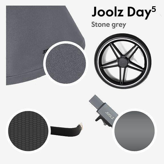 Бебешка Количка Day5 Complete Set Stone Grey Joolz