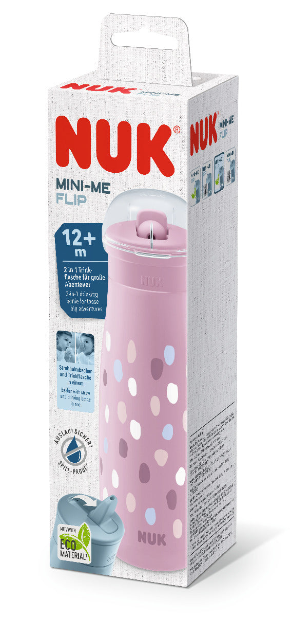 Чаша Mini-Me Flip Pp 450Мл Лилава Точки - Чаши - Nuk - BebeMama