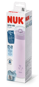 Чаша Mini-Me Flip Stainless 500Мл. Цвете - Чаши - Nuk - BebeMama