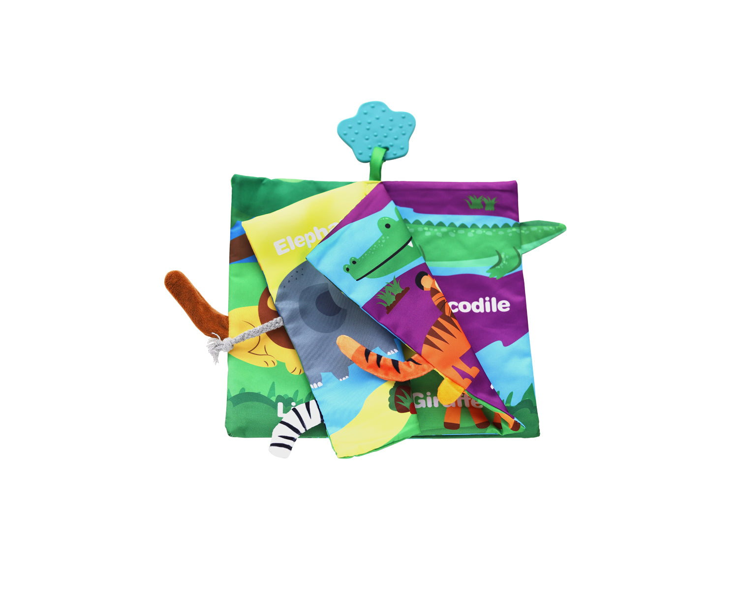 Образователна Текстилна Книжка С Чесалка Jungly Tails --- BebeMama