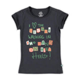 Кафява Блуза С Къси Ръкави И Щампа, 92 См. 2 Г. Lckr