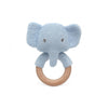 Бебешка Гризалка Дрънкалка Слон 13 См Rattle Cotton Blue 3430 4 Kiokids