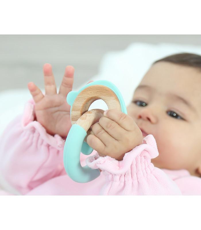 Бебешка Гризалка Bear 7 См Зелена 3233 Kiokids