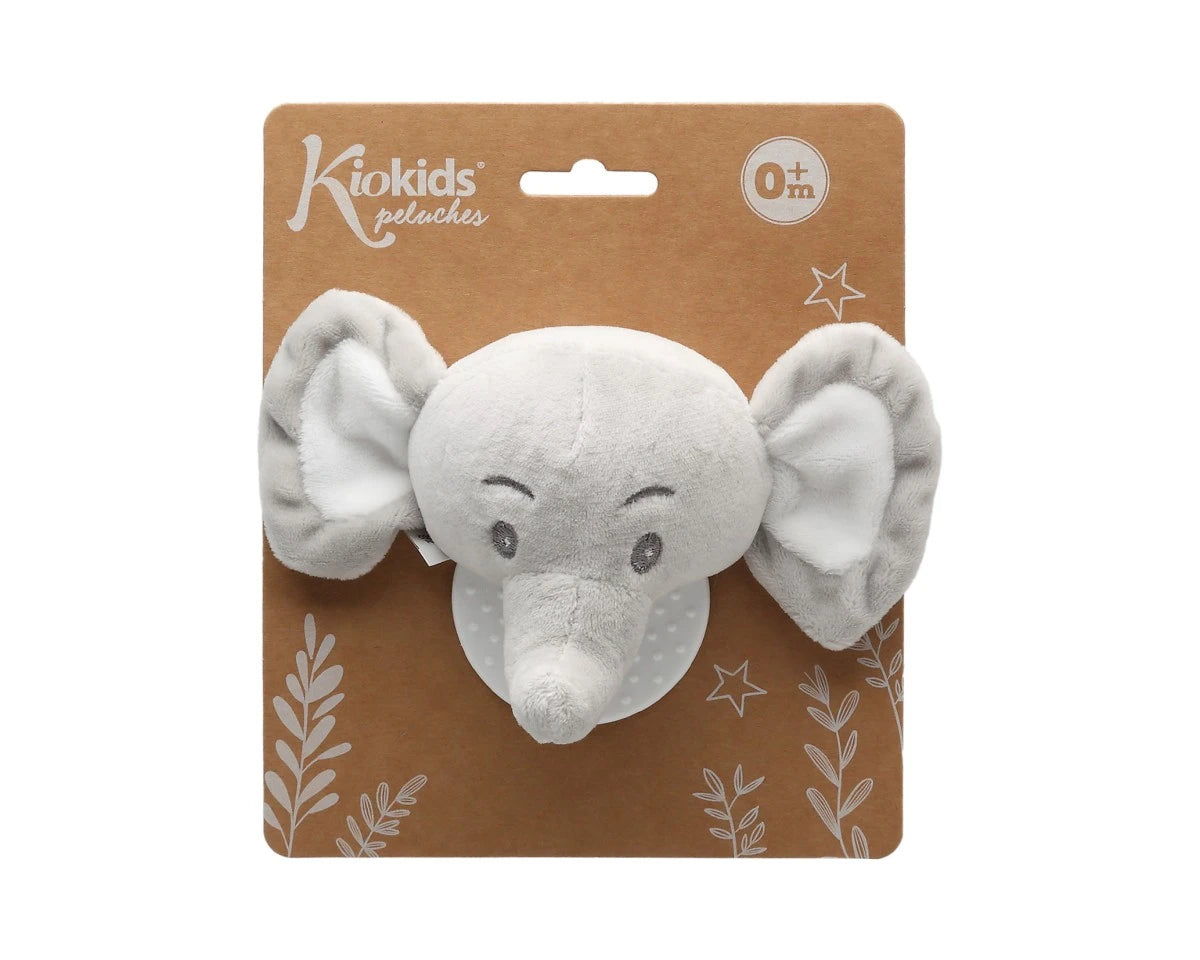 Бебешка Гризалка Слонче Силикон С Плюш 13 См 04197 5 Kiokids
