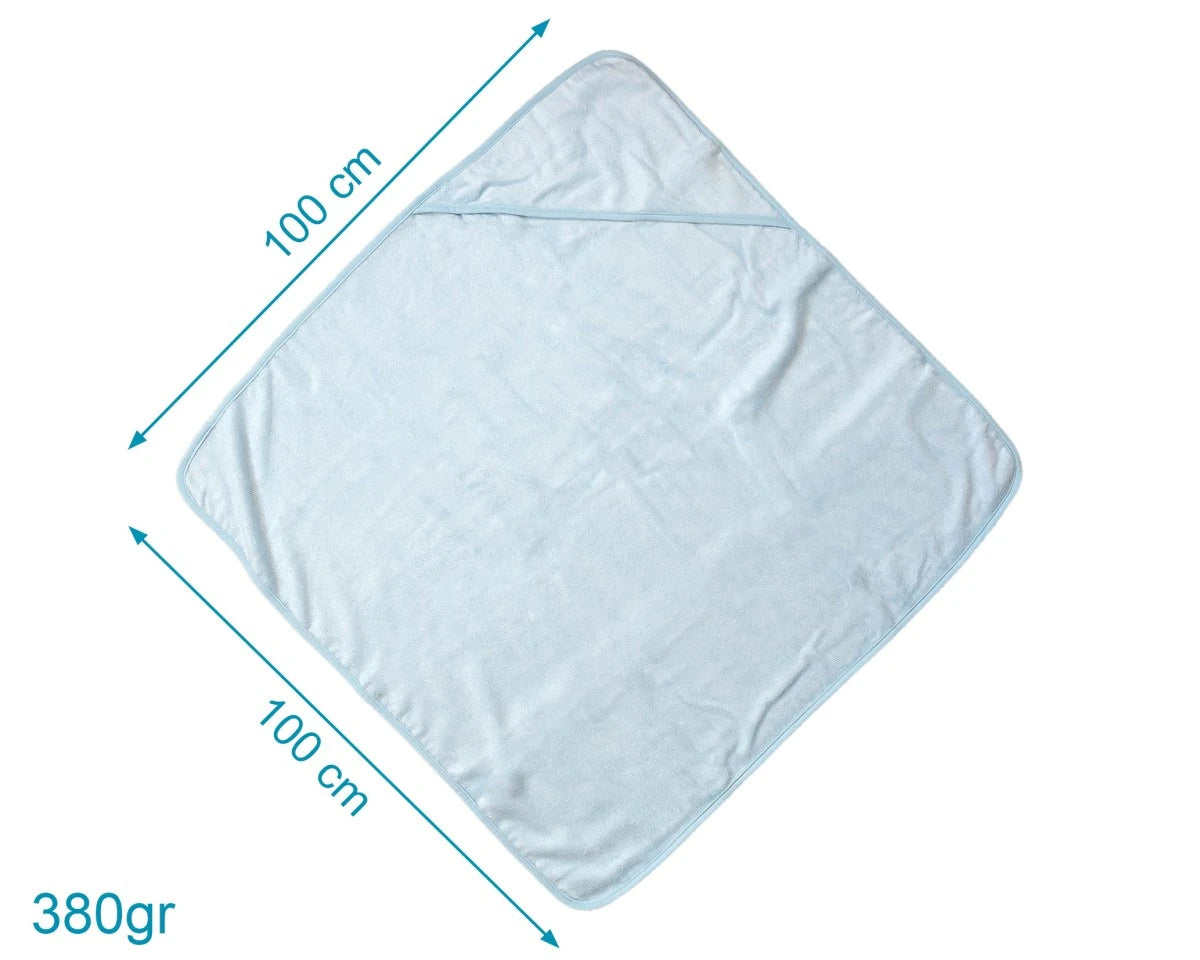 Бебешка Хавлия 100x100 См. Bamboo Blue Kiokids