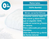 Бебешка Хавлия 100x100 См. Bamboo Blue Kiokids