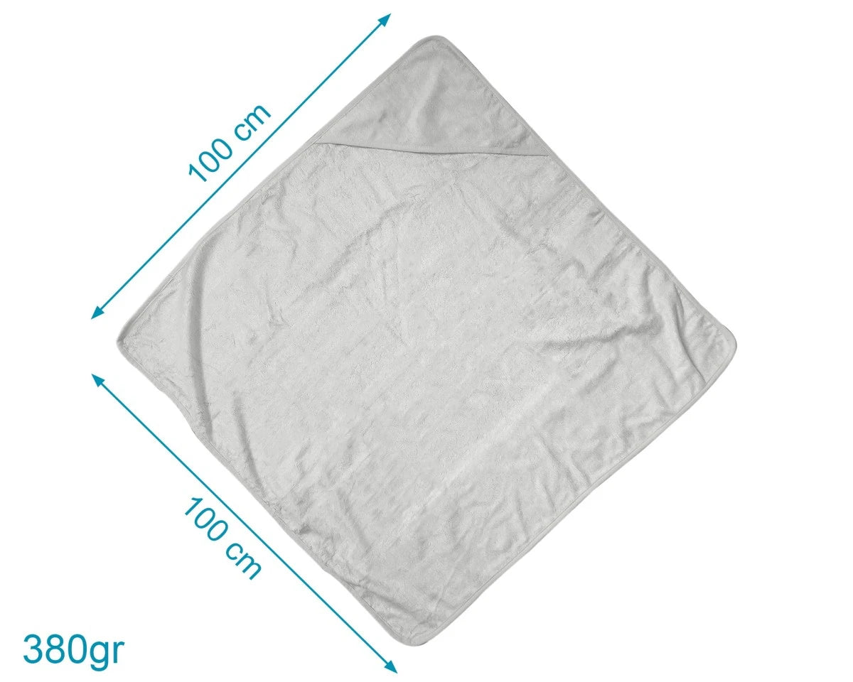 Бебешка Хавлия 100x100 См. Bamboo Grey Kiokids
