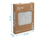 Бебешка Хавлия 100x100 См. Bamboo Grey Kiokids