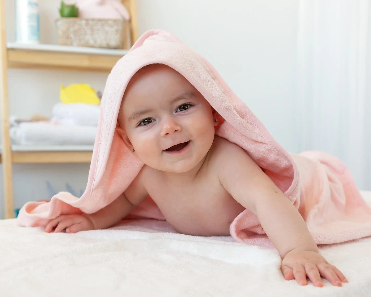 Бебешка Хавлия 100x100 См. Bamboo Pink Kiokids