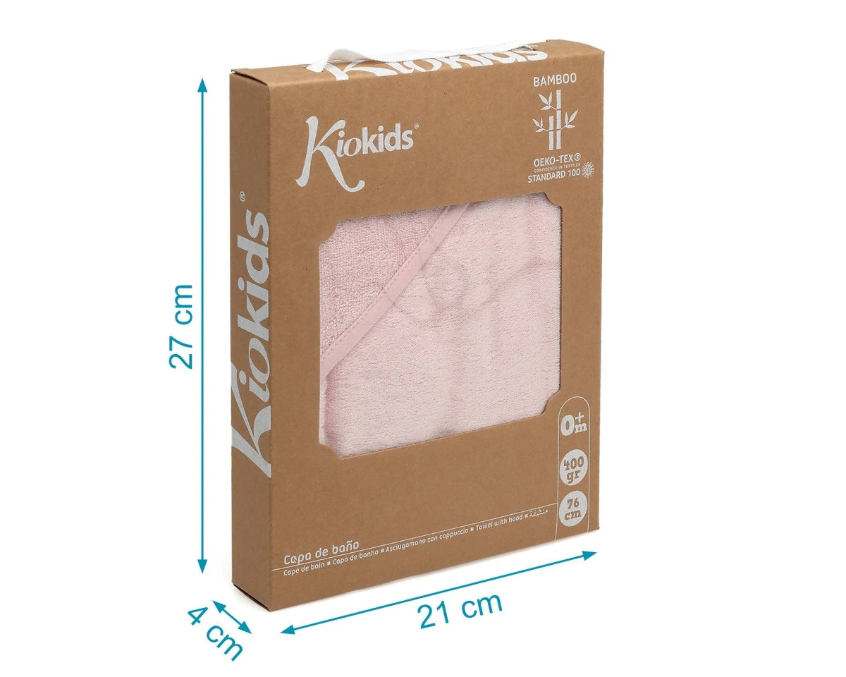 Бебешка Хавлия 100x100 См. Bamboo Pink Kiokids