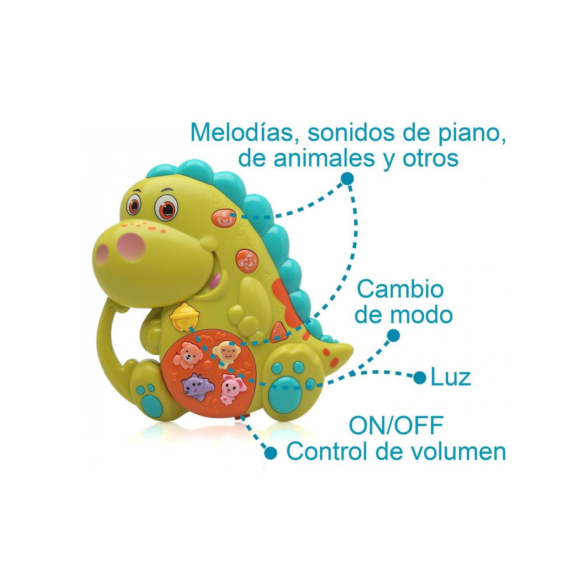 Бебешка Музикална Играчка 18х16 См Dinosaurs 3951 4 Kiokids