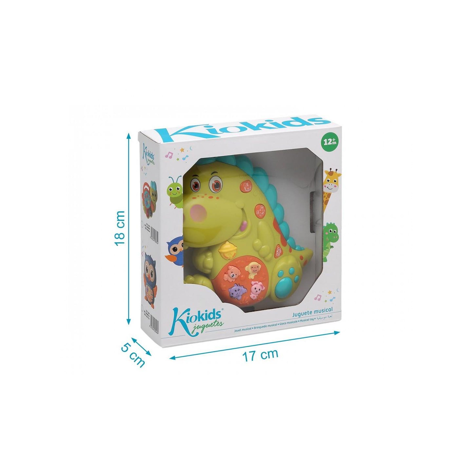 Бебешка Музикална Играчка 18х16 См Dinosaurs 3951 4 Kiokids