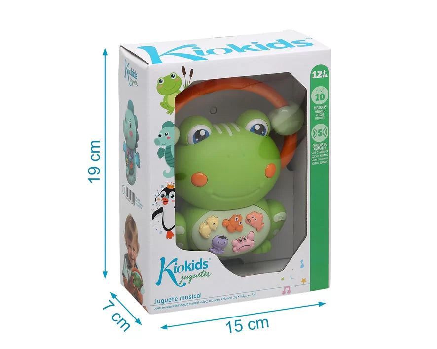 Бебешка Музикална Играчка 19х13 См Frog 3957 6 Kiokids