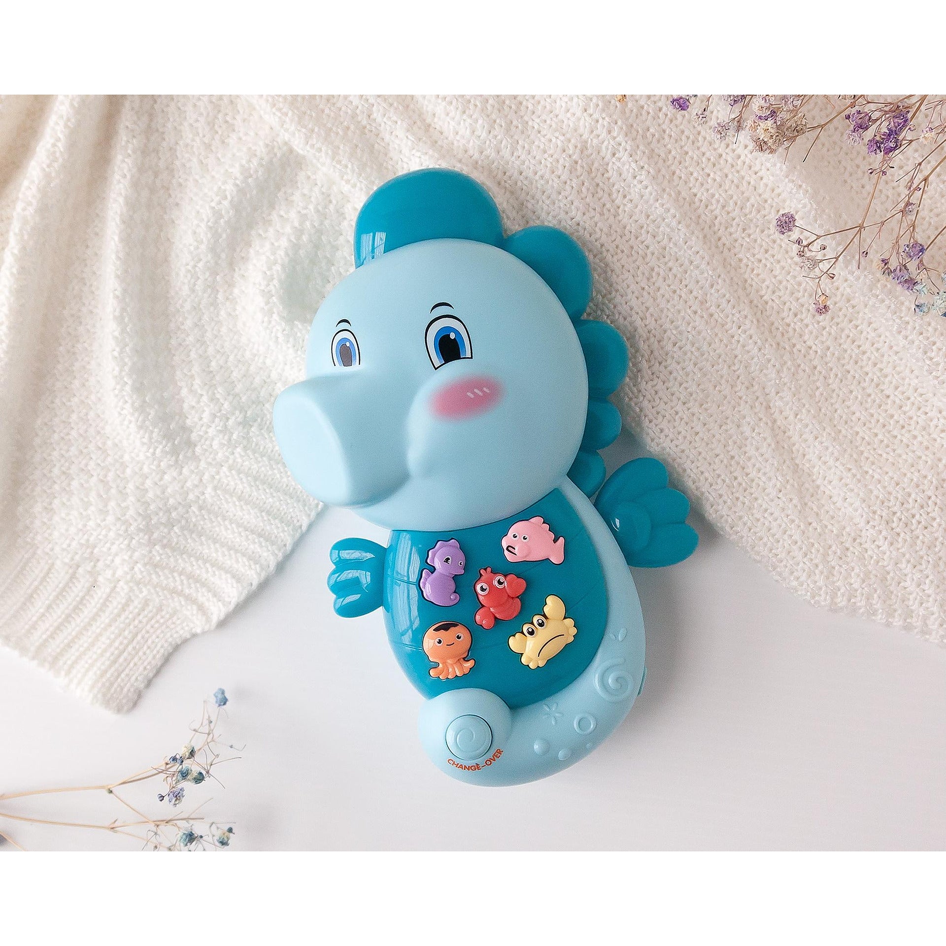 Бебешка Музикална Играчка 19х13 См Sea Horse Kiokids