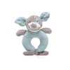 Бебешка Плюшена Дрънкалка Куче Rattle Blue 16 См 3374 1 Kiokids