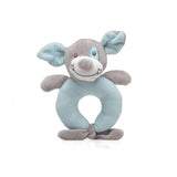 Бебешка Плюшена Дрънкалка Куче Rattle Blue 16 См 3374 1 Kiokids