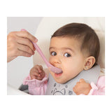 Бебешка Силиконова Лъжичка Розова 03585 1 Kiokids