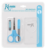 Бебешки Комплект За Маникюр Син Kiokids