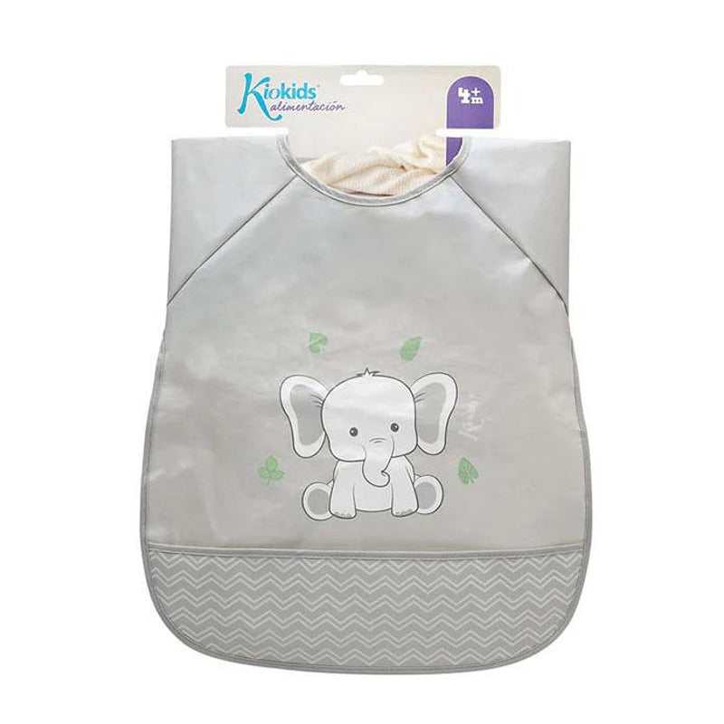 Бебешки Лигавник Мантичка Elephant Grey 3747 3 Kiokids