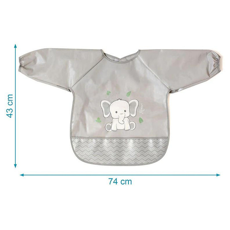 Бебешки Лигавник Мантичка Elephant Grey 3747 3 Kiokids