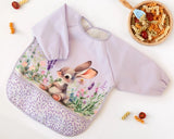 Бебешки Лигавник Непромокаема Мантичка С Ръкави Зайче Lavender Kiokids