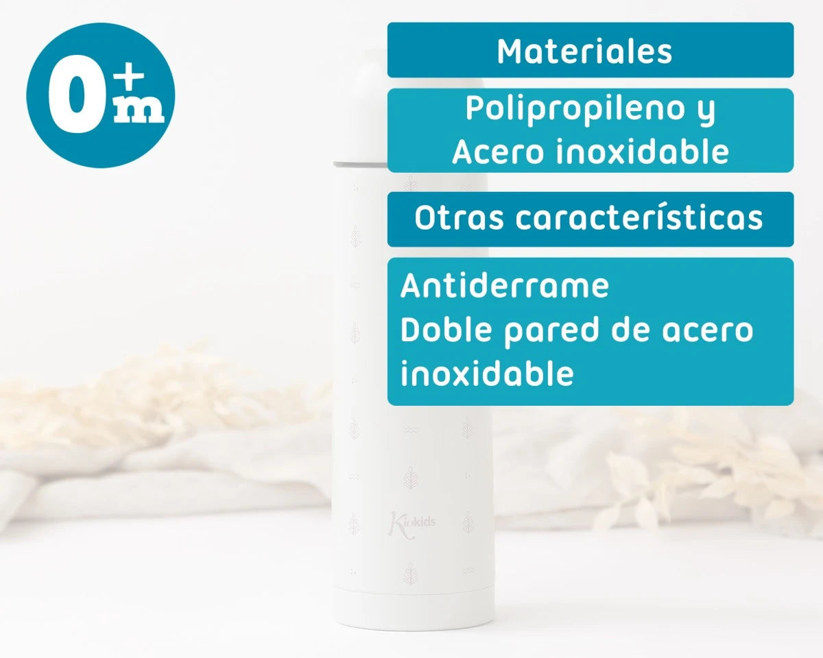 Kiokids Bébi Termosz 500 Ml Szürke 05412 8