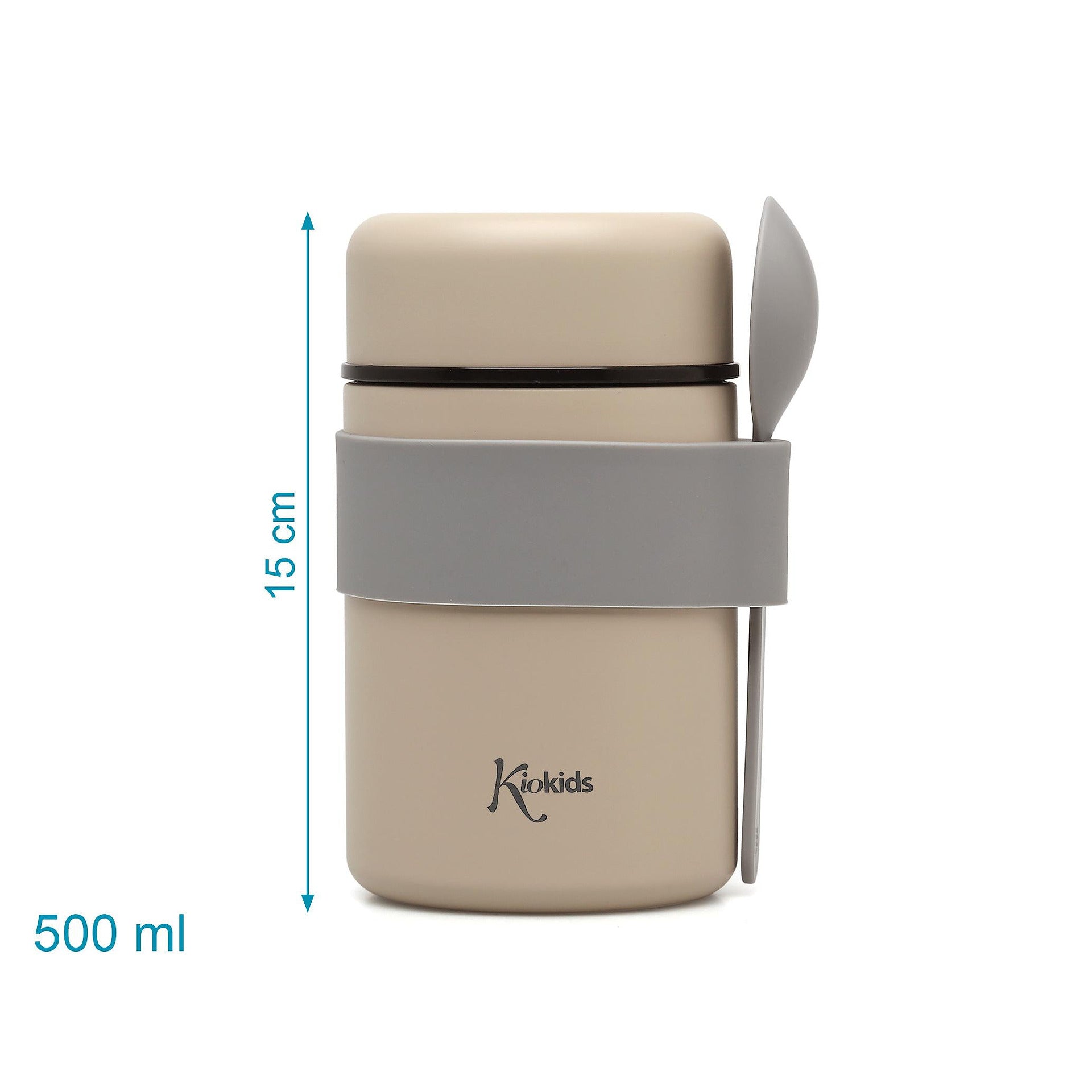 Бебешки Термос С Лъжичка Розов Beige 500мл 4251 Kiokids