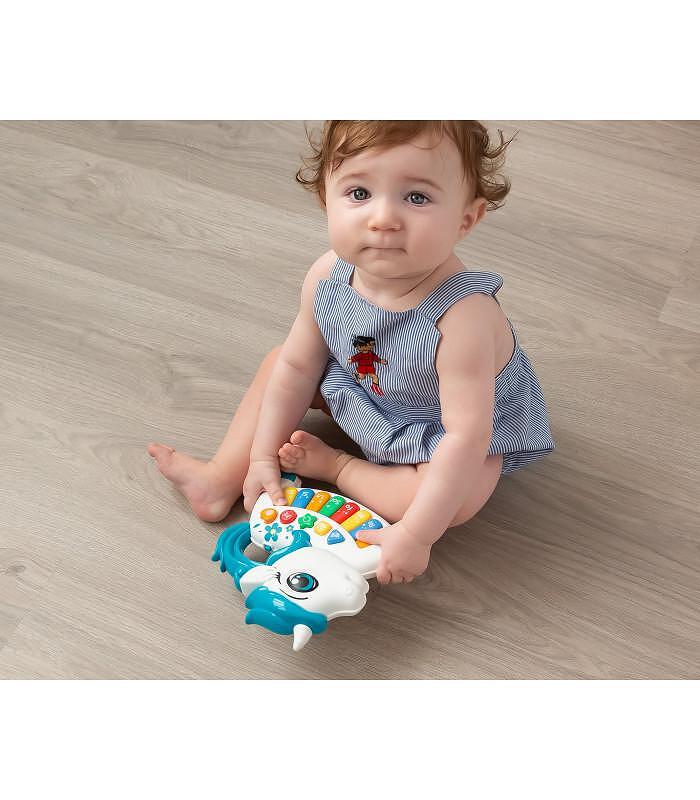 Бебешко Пиано Еднорог Бял 3066 Kiokids