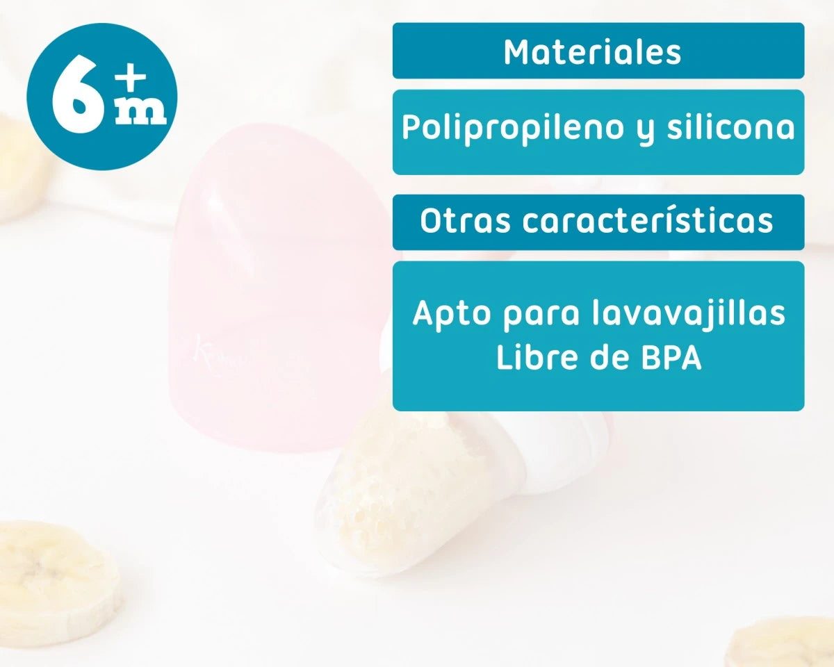 Биберон За Плодове Pink 05394 7 Kiokids