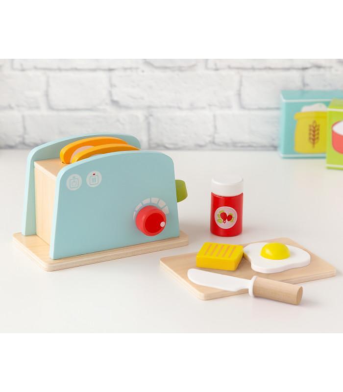 Дървен Детски Тостер 16.5х9х15.2 См 3169 Kiokids