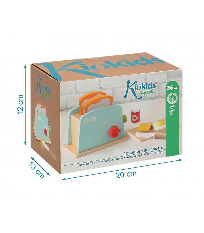 Дървен Детски Тостер 16.5х9х15.2 См 3169 Kiokids