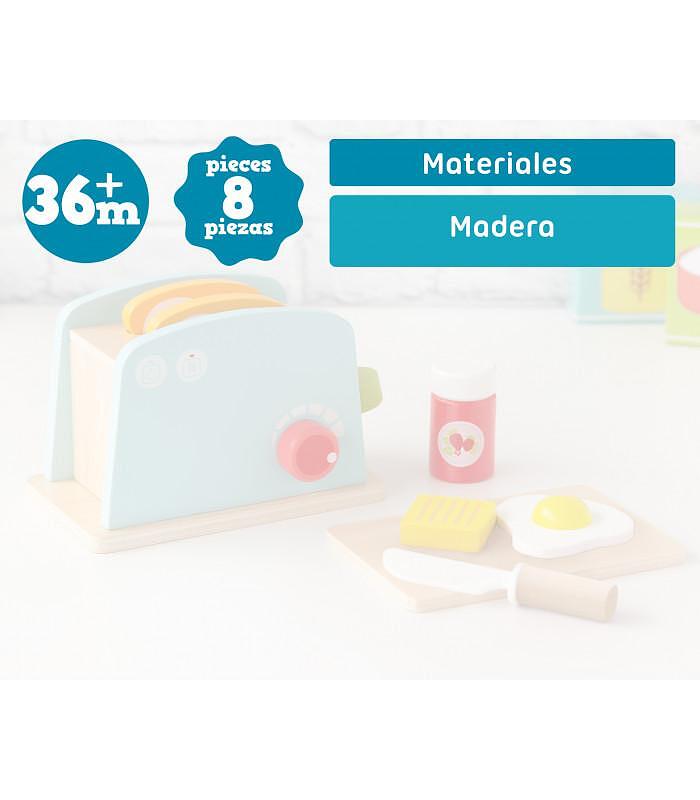 Дървен Детски Тостер 16.5х9х15.2 См 3169 Kiokids