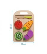 Kiokids Zöldséges Fa Vágódeszka 3306
