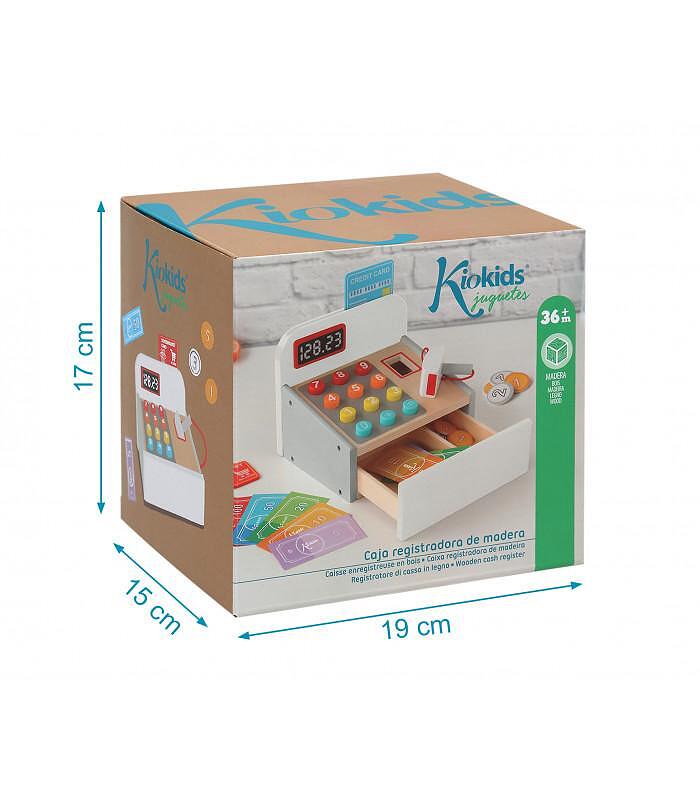 Дървен Детски Касов Апарат 17х19 См 3171 Kiokids
