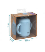 Kiokids 120 ml-es szilikon pohár, kék, 03544