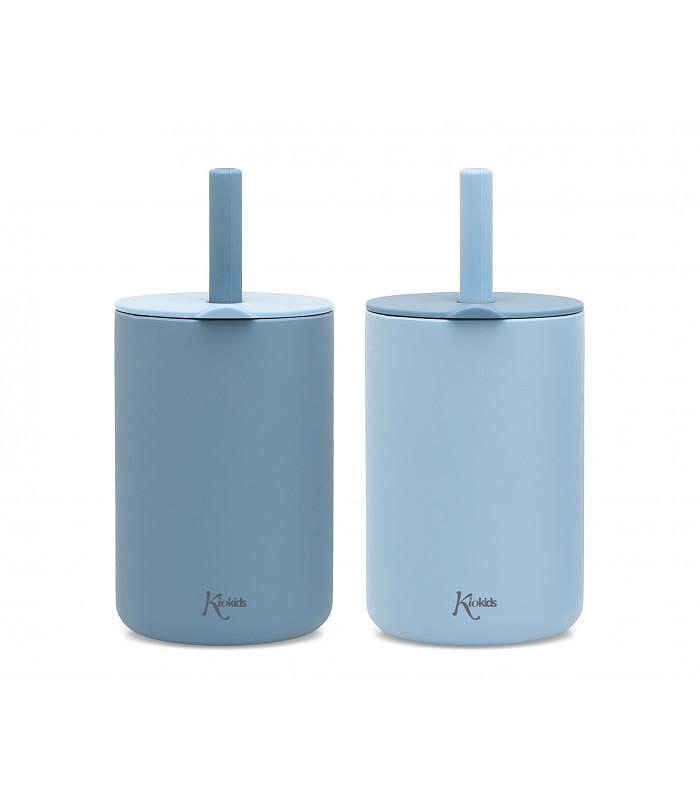 Gyermek szilikonpohár 180 ml, kék 03509 7 Kiokids