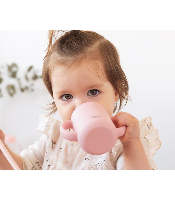 Детска Силиконова Чаша 120 Мл Розова 03543 1 Kiokids