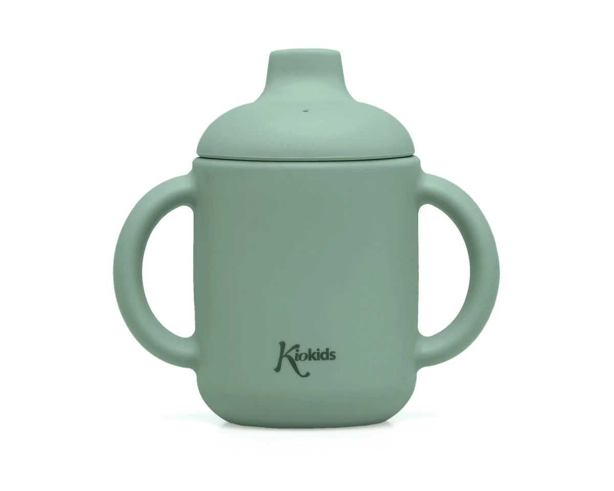 Детска Силиконова Чаша С Дръжки 120 Мл Sage 03783 1 Kiokids