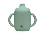Детска Силиконова Чаша С Дръжки 120 Мл Sage 03783 1 Kiokids